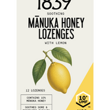 Soothing Mānuka Honey Lozenges - Lemon