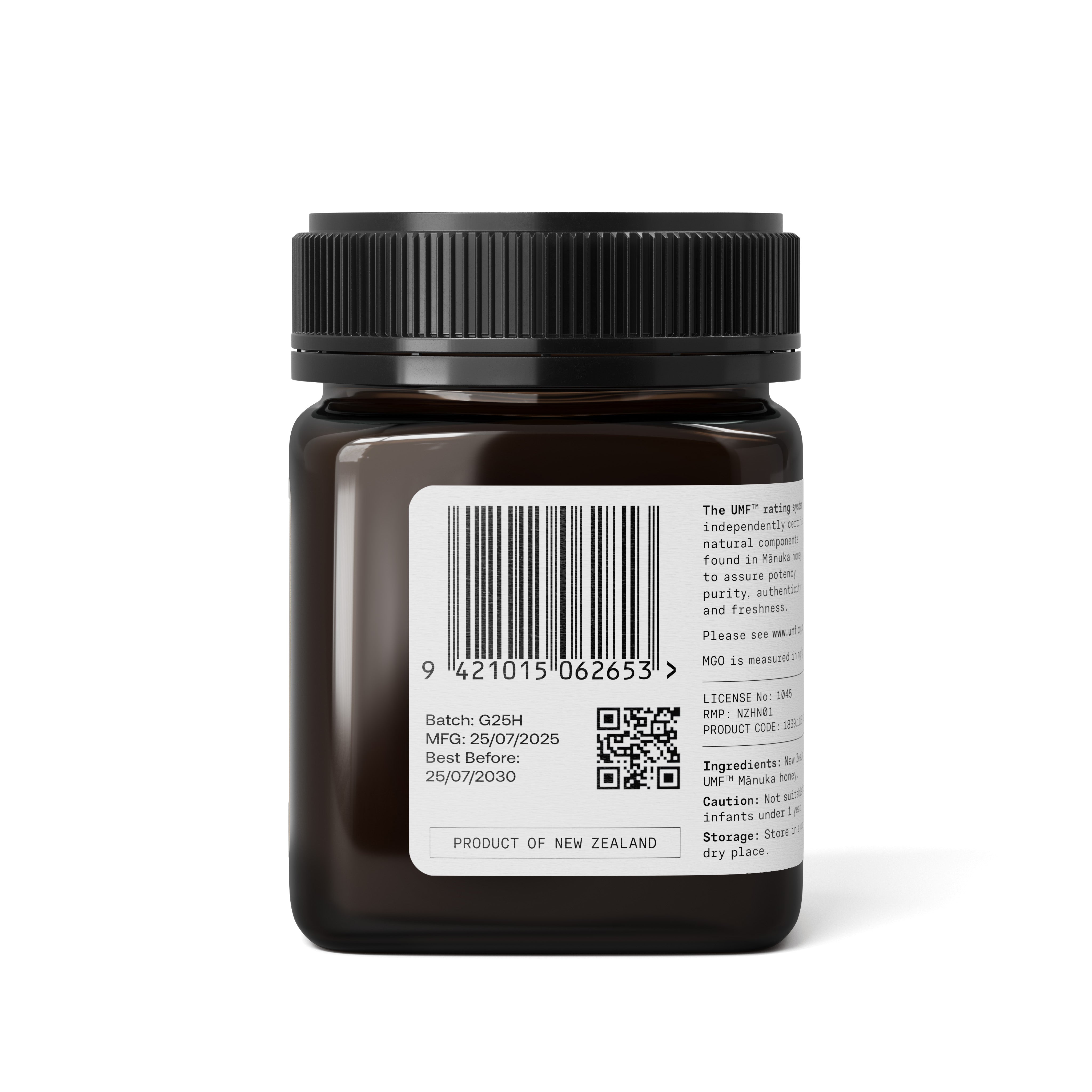Reserve Raw Mānuka Honey UMF 15+ 250g
